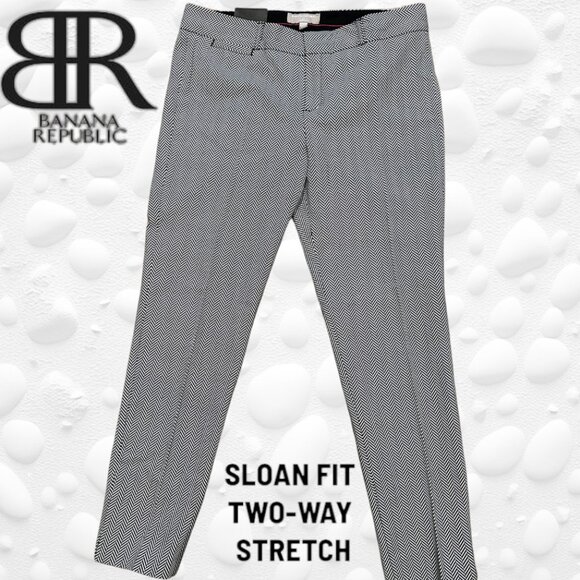 👖 Ladies' Tailored Style Sloan Fit Banana Republic Trousers - SIZE 10👖 - Picture 1 of 11